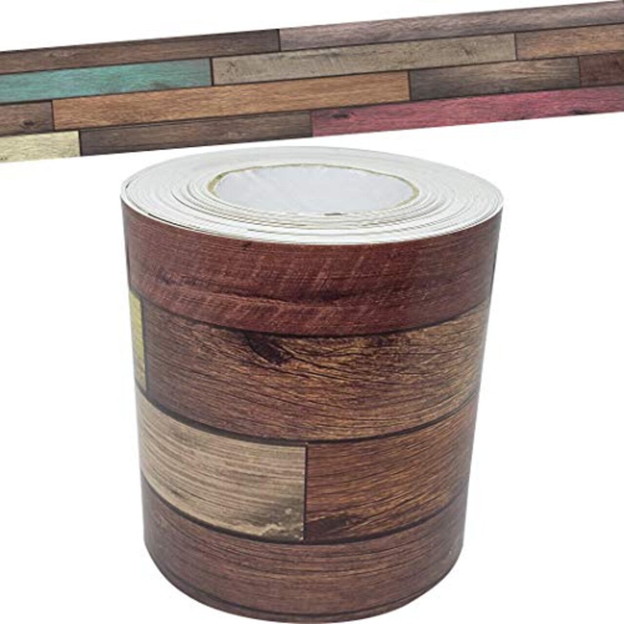 Reclaimed Wood Straight Rolled Border Trim - 50ft - Decorate Bulletin Boards, Walls, Desks, Windows, Doors, Lockers, Schools, Classrooms, Homeschool & Offices